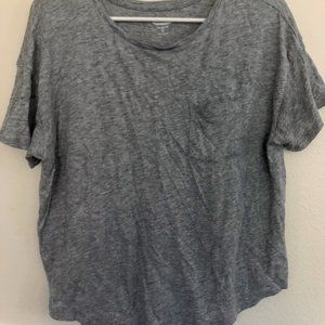 Heather grey tee